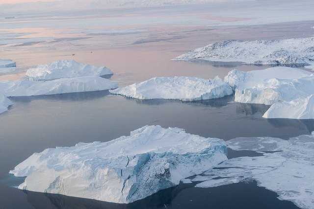 Grönland Eisschmelze Arktis Eisberge